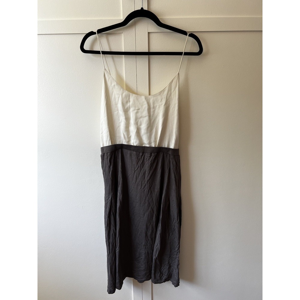 Theory NWT New Women's Fayden Cream 100% Silk Top Dress Size 12